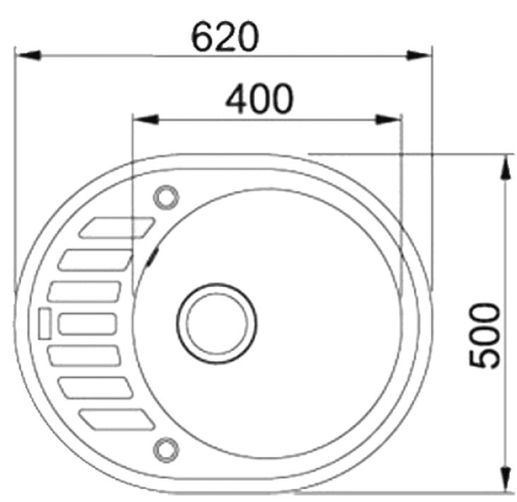 Кухонная мойка Franke ROG 611-62 оникс (114.0381.072)