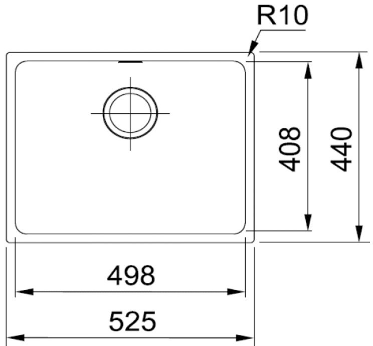 Кухонна мийка Franke SID 110-50 онікс (125.0395.602)