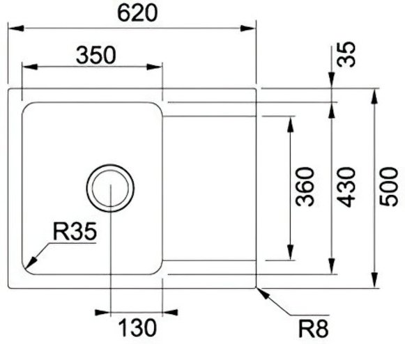 Кухонна мийка Franke OID 611-62 чорний (114.0498.008)