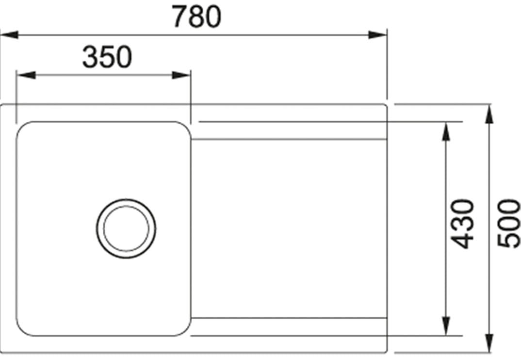 Кухонна мийка Franke OID 611-78 чорний (114.0498.031)