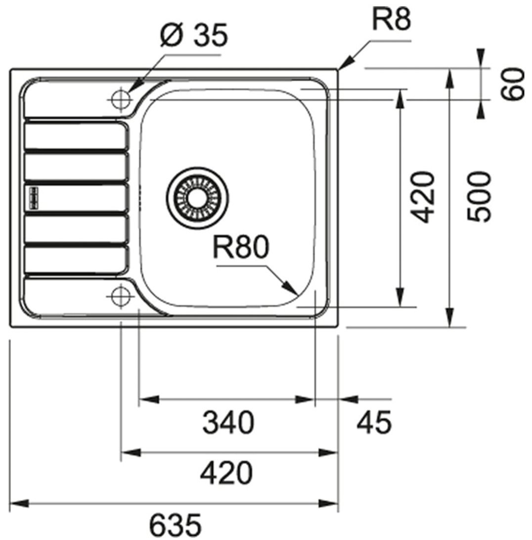 Кухонна мийка Franke SKL 611-63 (101.0598.808)