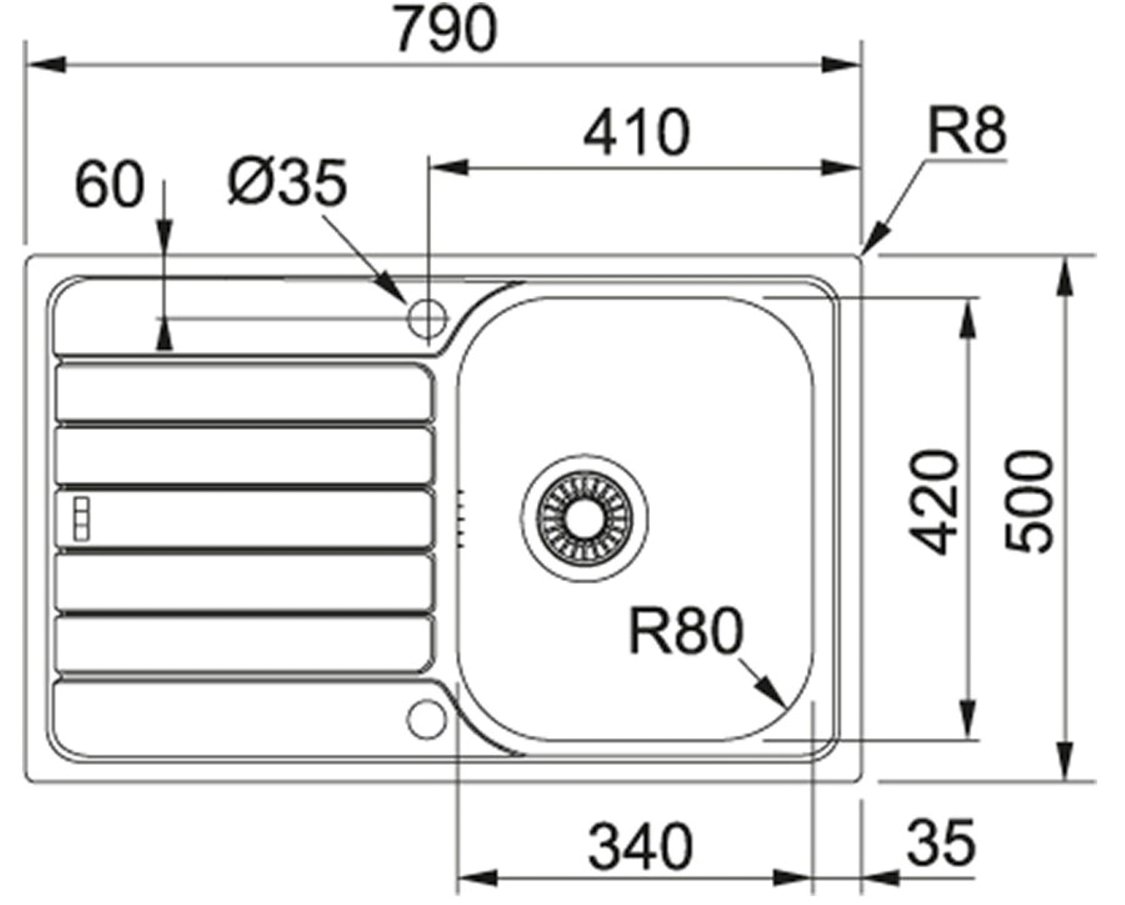 Кухонная мойка Franke Spark 101.0598.809