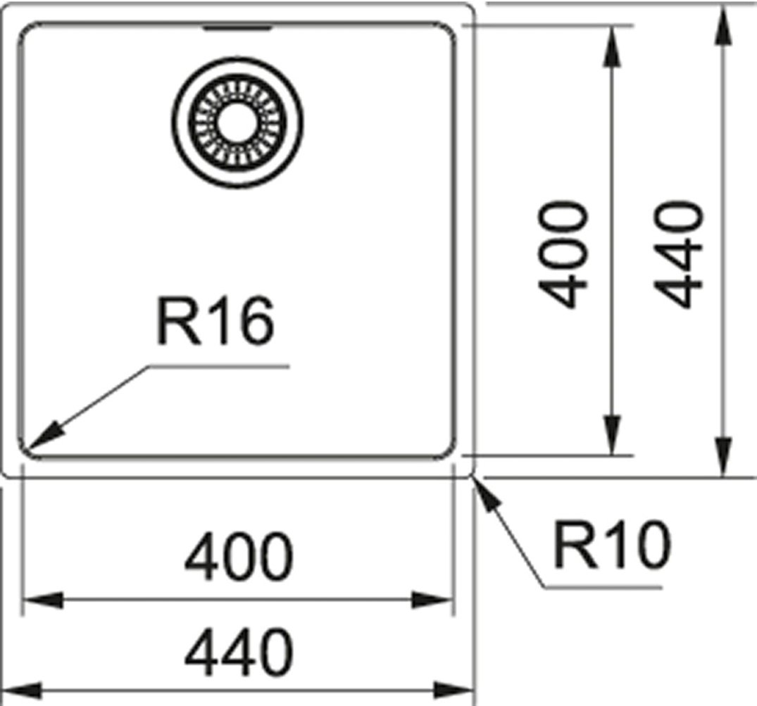 Кухонна мийка Franke Maris MRX 110-40 (122.0598.646)