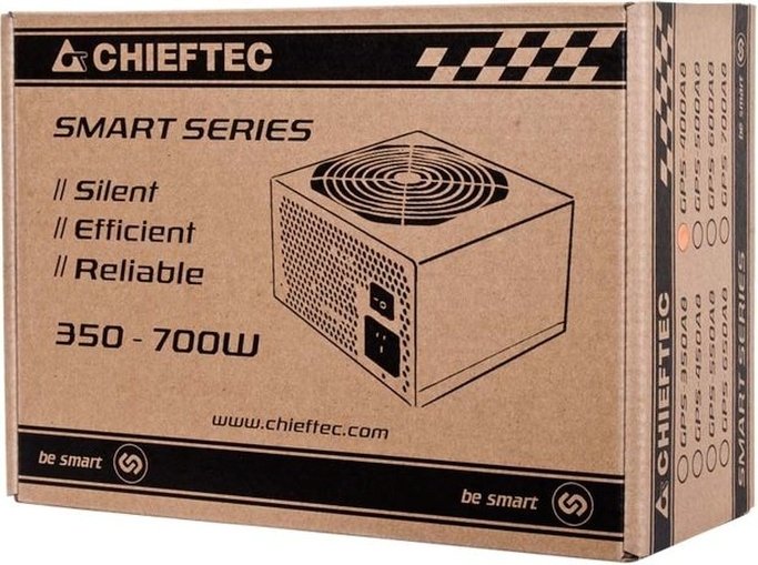 Блок живлення для ПК CHIEFTEC Smart 600W (GPS-600A8) RETAIL