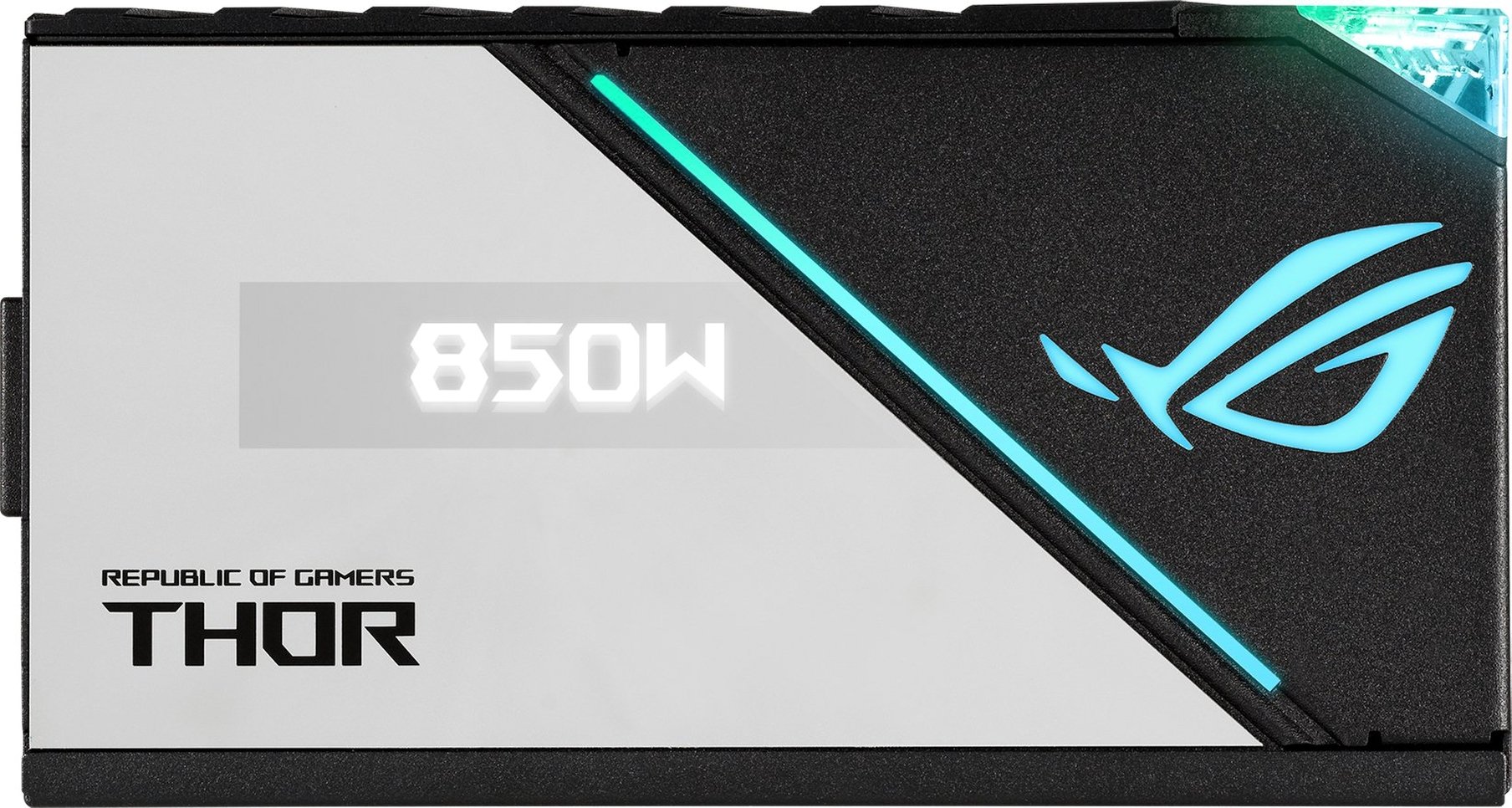 Блок живлення ASUS ROG THOR (850W),>90%, 80+ Platinum, 135mm, 1xMB 24pin(20+4), 2xCPU 8pin(4+4), 6xMolex, 10xSATA, 83xPC