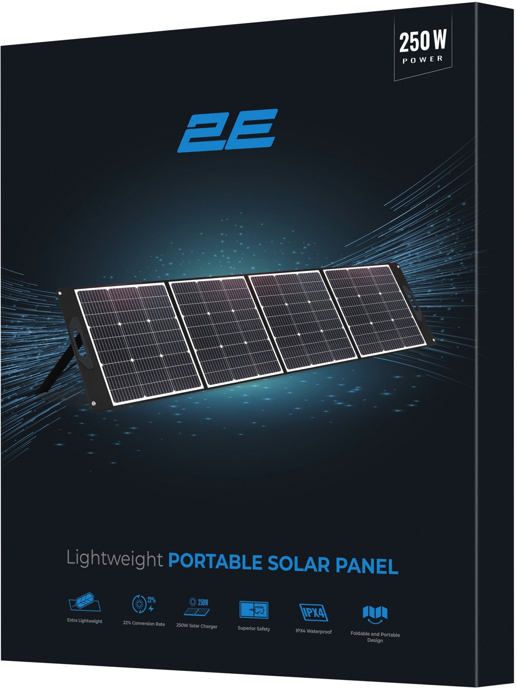 Портативна сонячна панель 2E 250W (2E-PSPLW250)