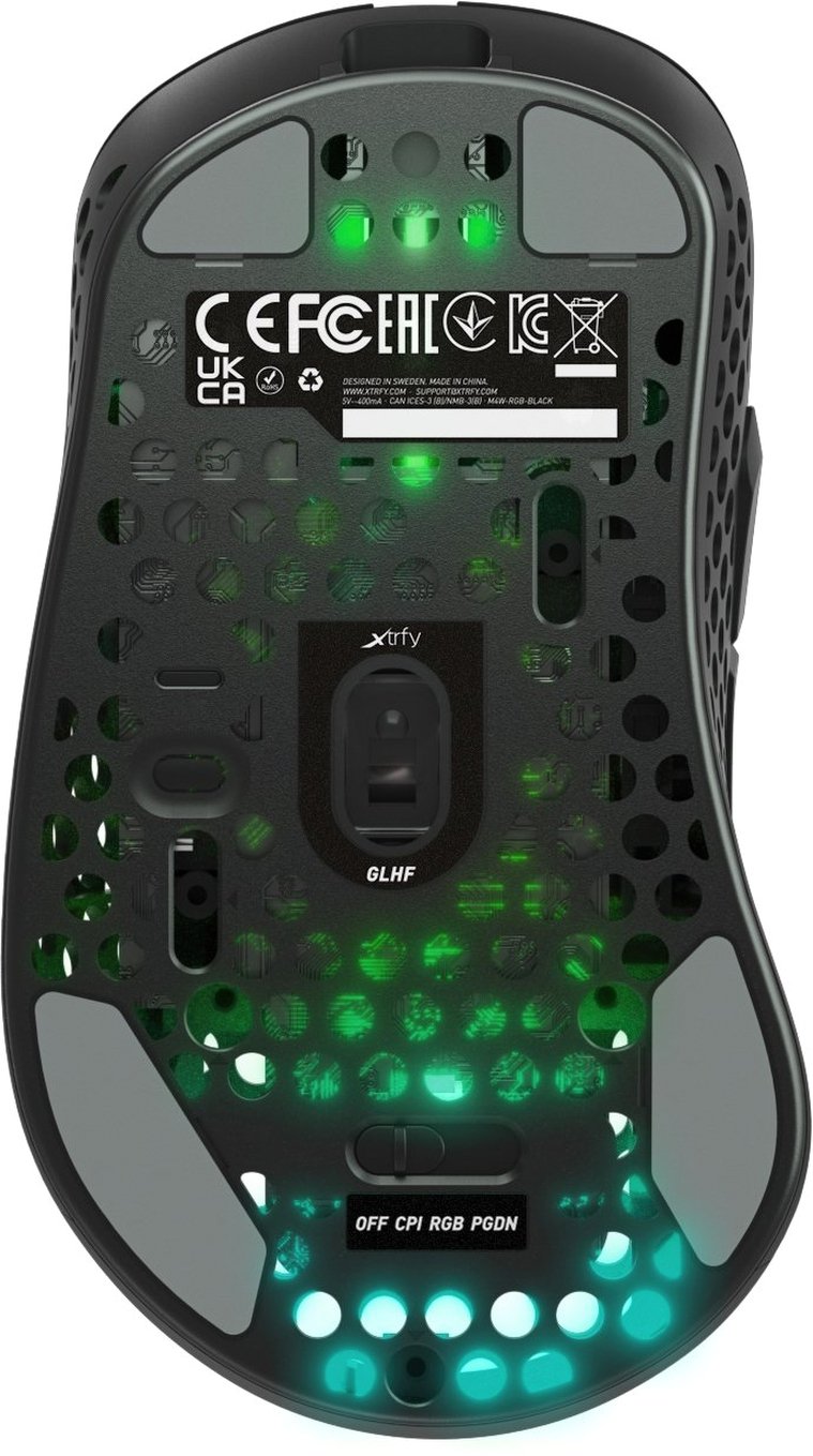 Ігрова миша Xtrfy M4 RGB Wireless, Black (XG-M4-WL-BLACK)