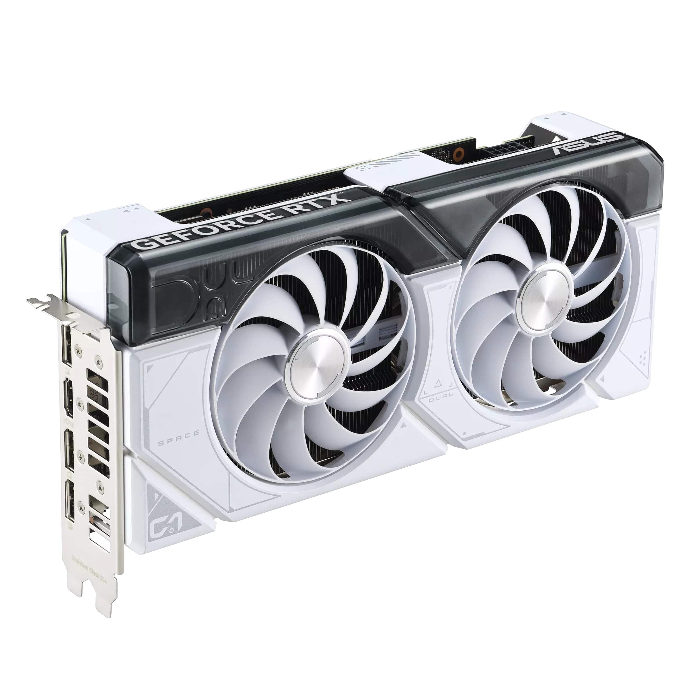 Відеокарта ASUS GeForce RTX 4070 12GB GDDR6X DUAL-RTX4070-O12G-WHITE (90YV0IZ4-M0NA00)