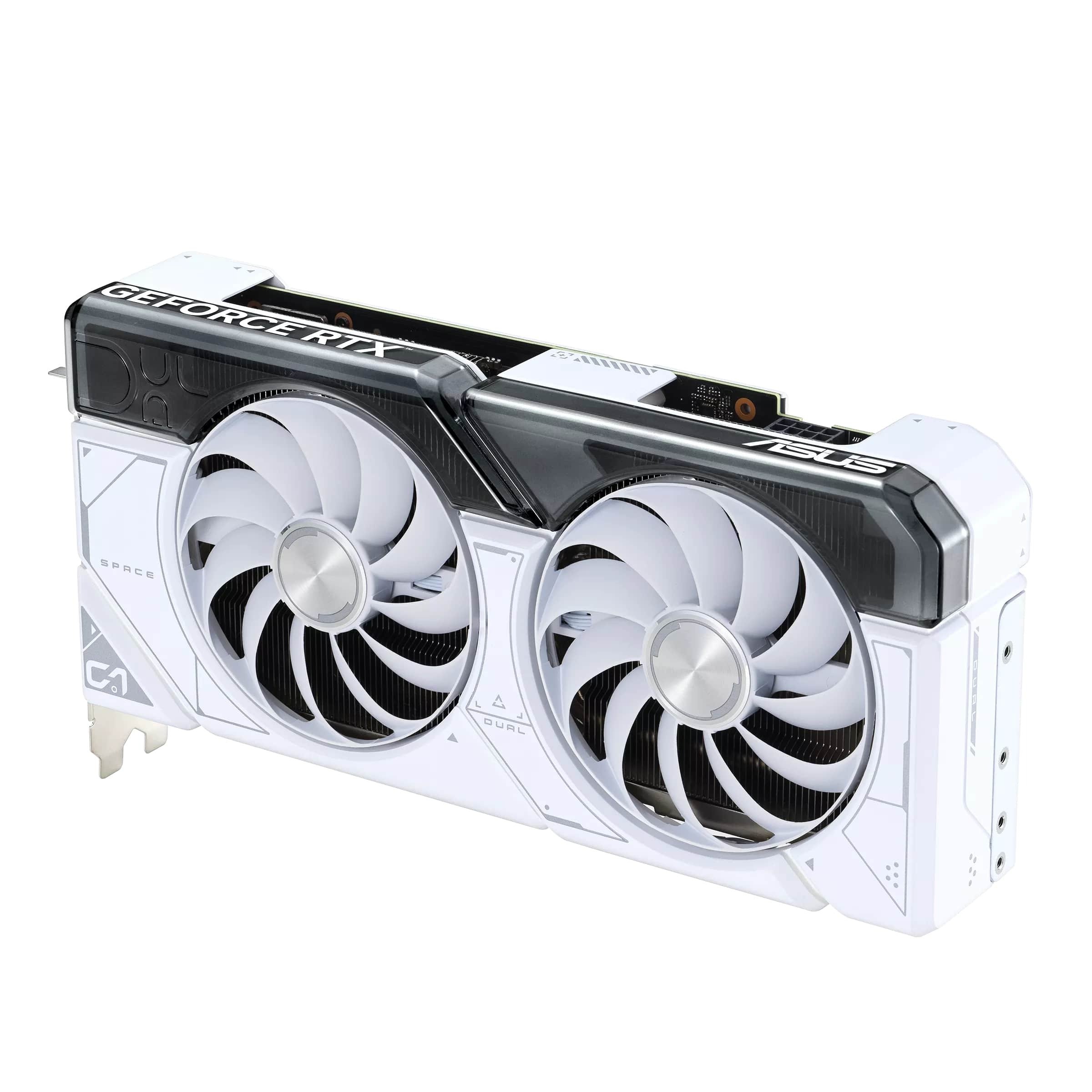 Відеокарта ASUS GeForce RTX 4070 12GB GDDR6X DUAL-RTX4070-O12G-WHITE (90YV0IZ4-M0NA00)