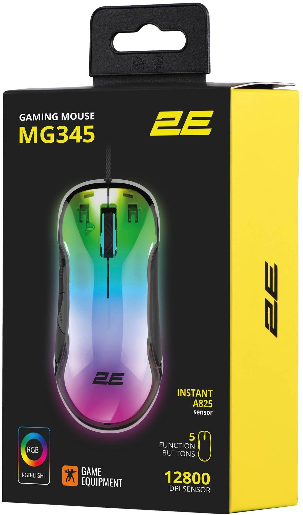 Ігрова миша 2E Gaming MG345 RGB USB Transparent (2E-MG345TR)