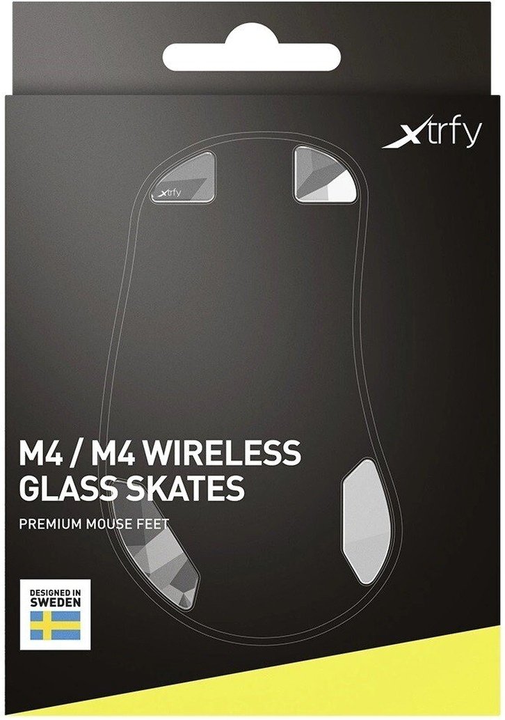 Скляні глайди для мишки Xtrfy M4 Litus White