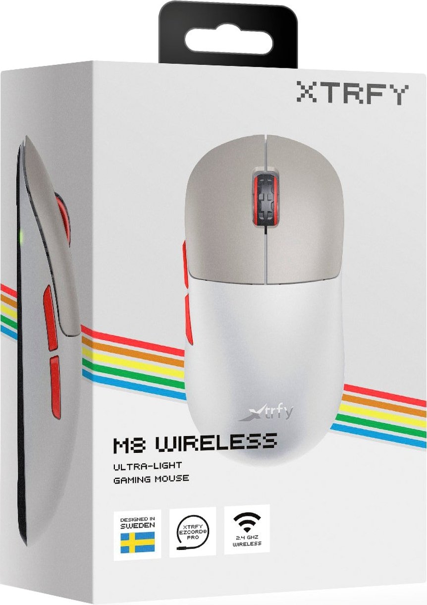 Ігрова миша Xtrfy M8 RGB WIRELESS Retro (M8W-RGB-RETRO)