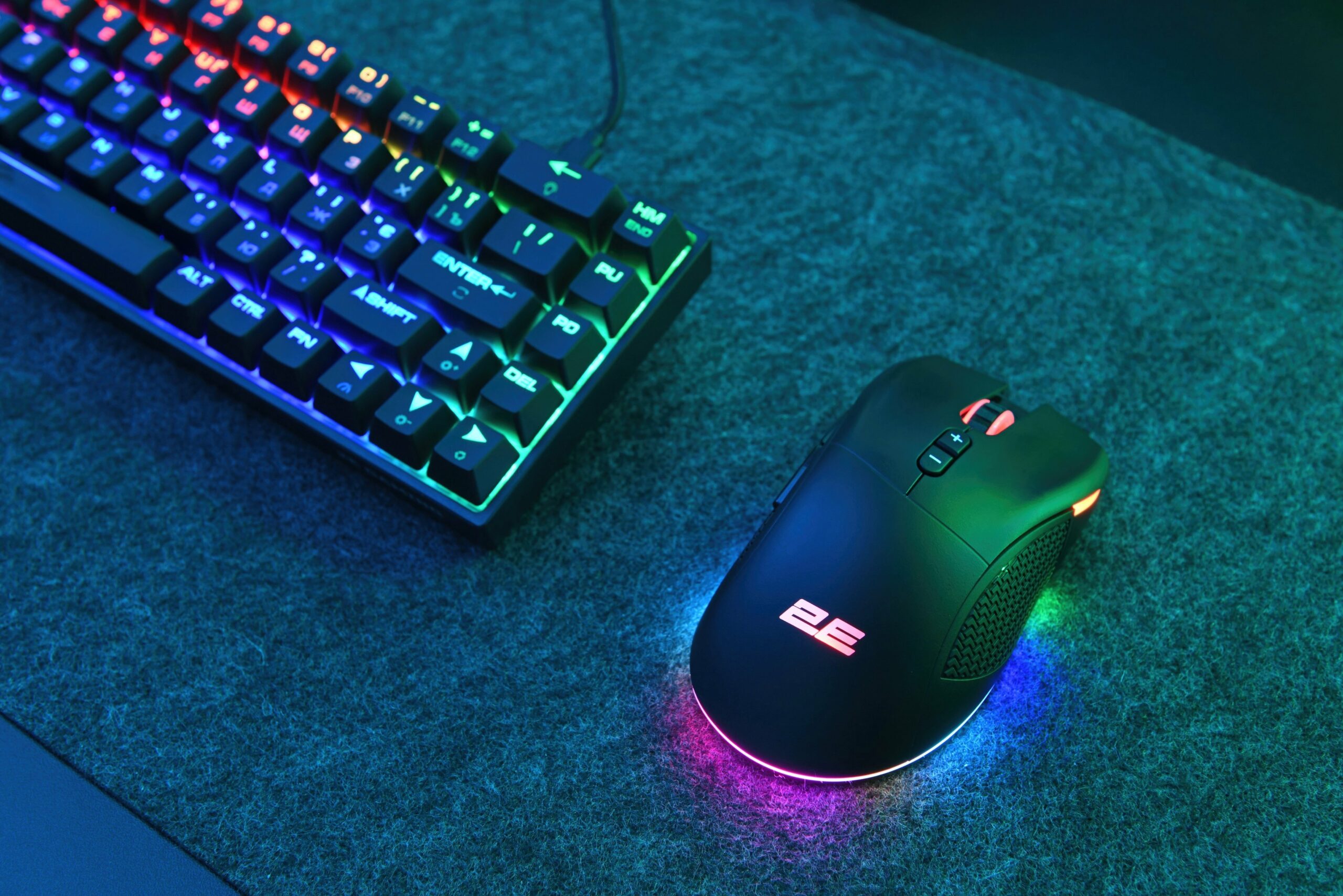 Ігрова миша 2E Gaming MG350 WL, RGB USB Black (2E-MG350UB-WL)