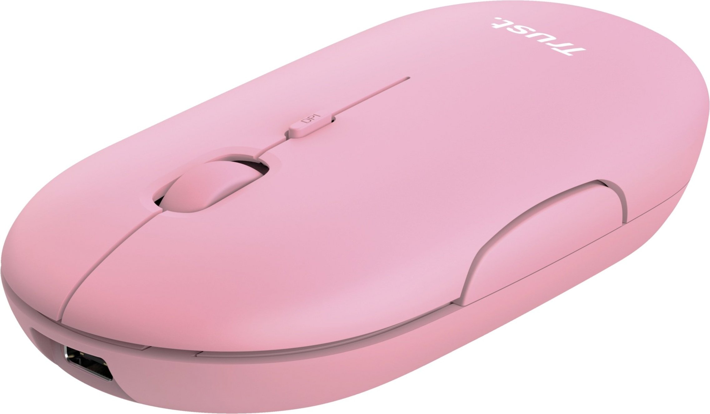 Миша Trust Puck Rechargeable Ultra-Thin BT WL Silent Pink (24125_TRUST)