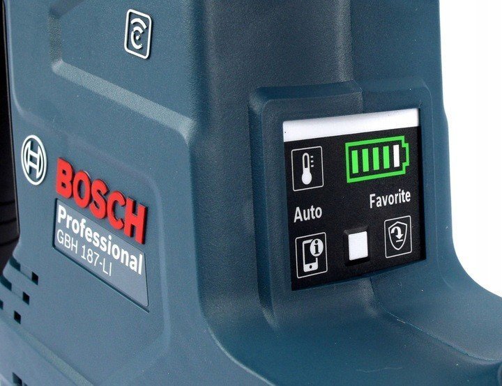 Перфоратор аккумуляторный Bosch GBH 187-LI, патрон SDS-plus 24мм, 18В (0.611.923.022)