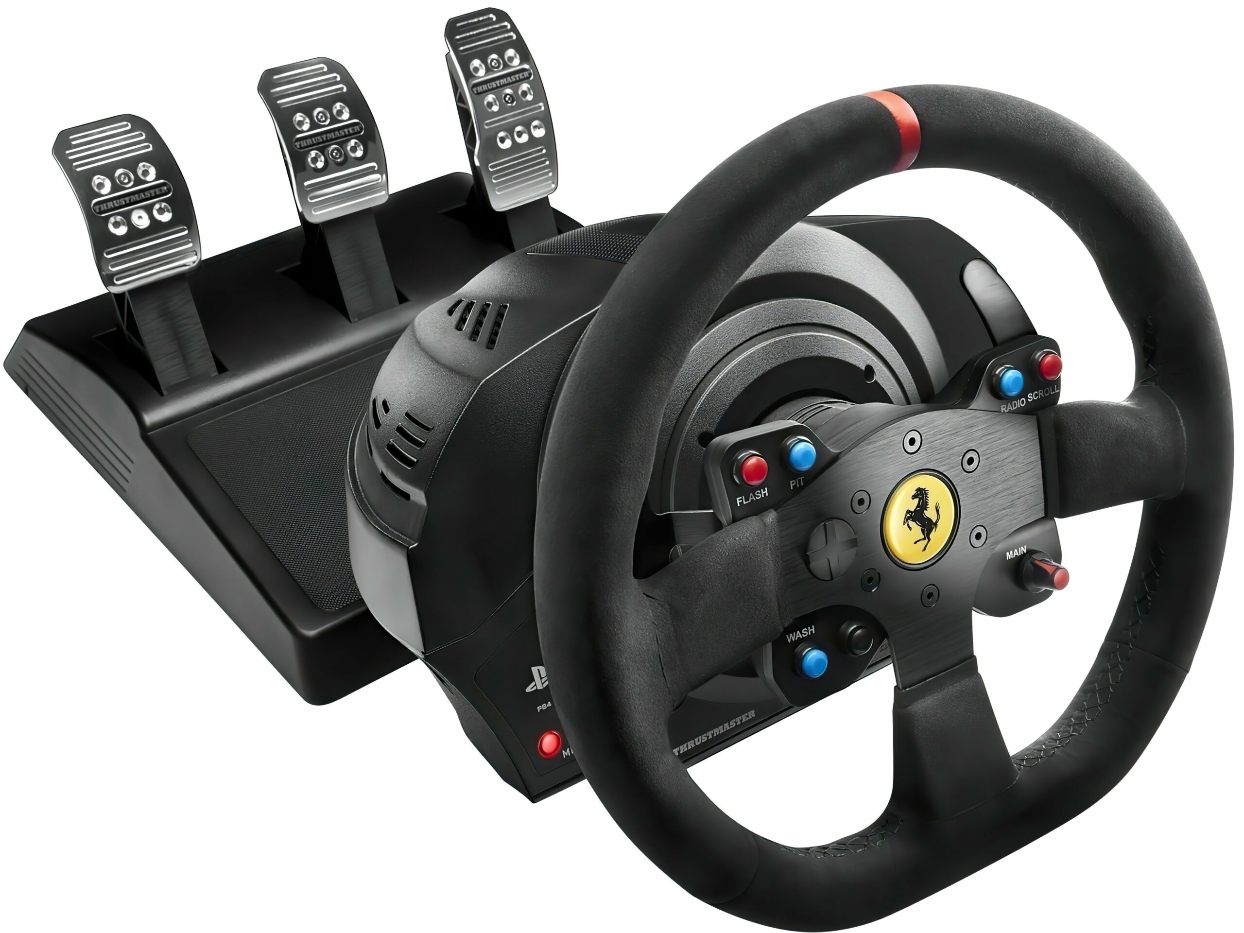 Руль и педали Thrustmaster для PC/PS3/PS4/PS5 T300 Ferrari Integral RW Alcantara edition (4160652)