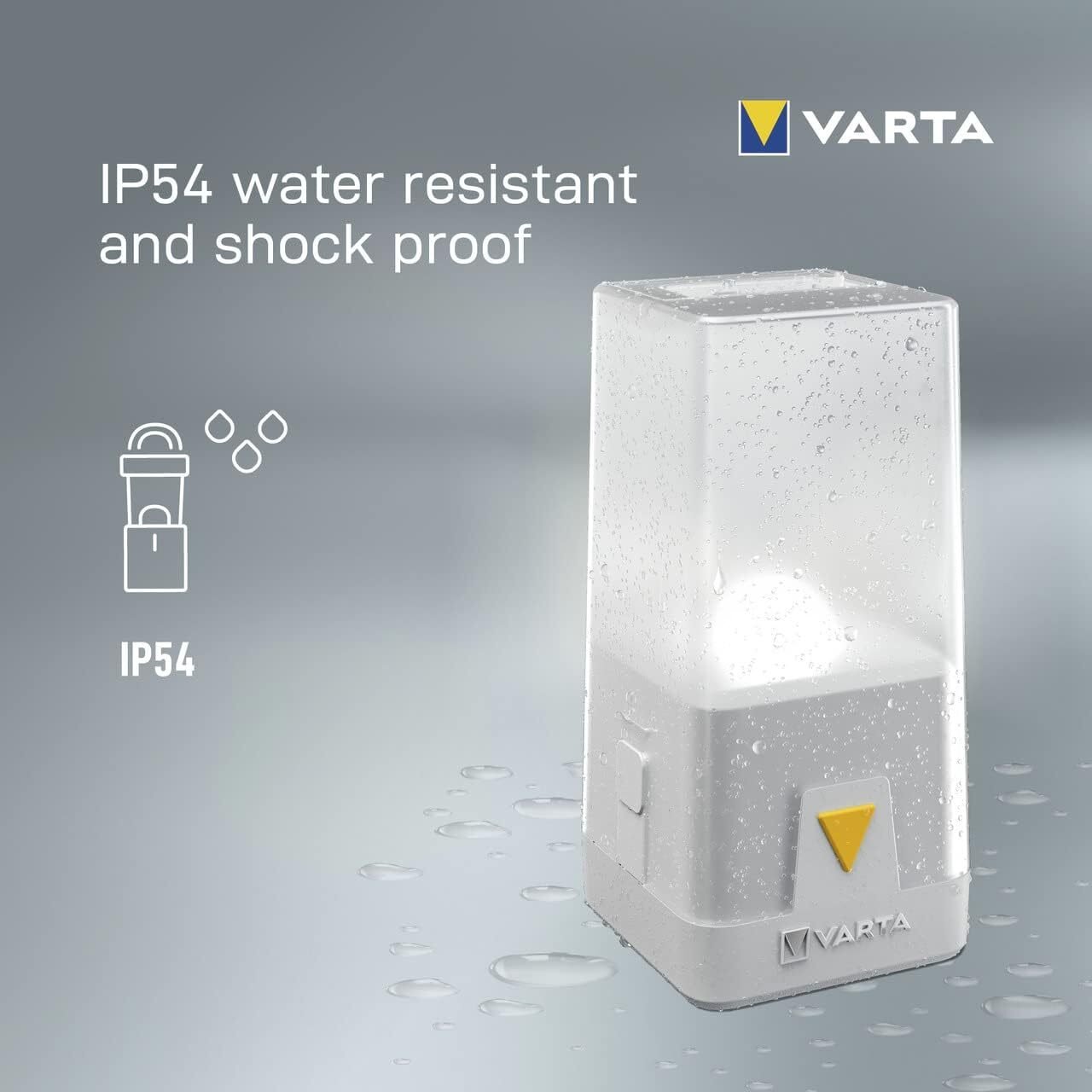 Ліхтар Varta Кемпінговий Ambiance L10, IP54, 150 люмен, до 250 годин роботи, 3хАА (16666101111)