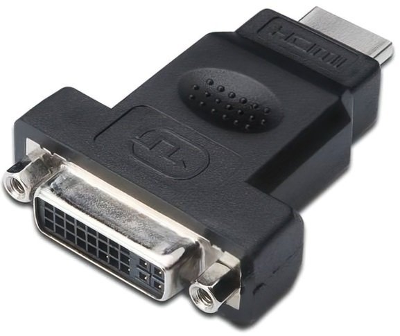 Перехідник DIGITUS HDMI to DVI-I(24+5), Black (AK-330505-000-S)