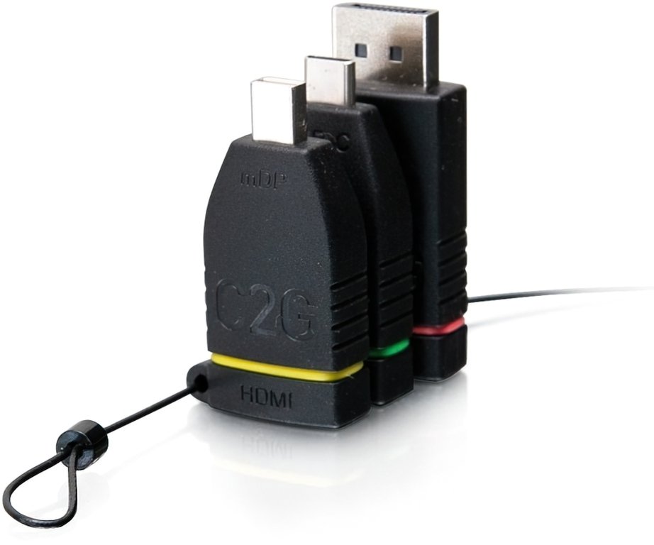 Комплект перехідників C2G Adapter Ring HDMI на mini DP DP USB-C (CG84268)