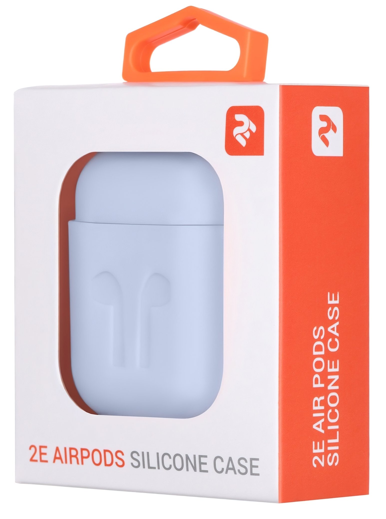 Чохол 2Е для Apple AirPods Pure Color Silicone (1.5mm) Imprint Lavender (2E-AIR-PODS-IBSI-1.5-LV)