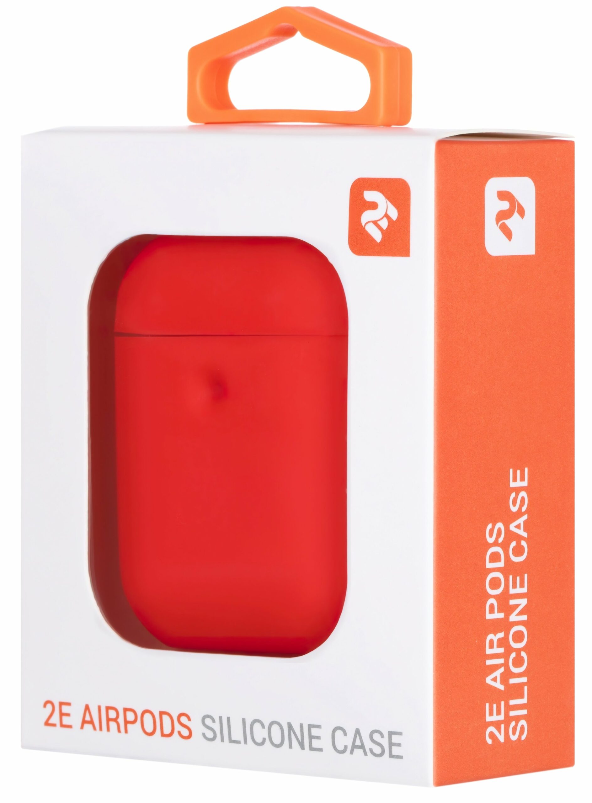 Чохол 2Е для Apple AirPods Pure Color Silicone (3mm) Red (2E-AIR-PODS-IBPCS-3-RD)