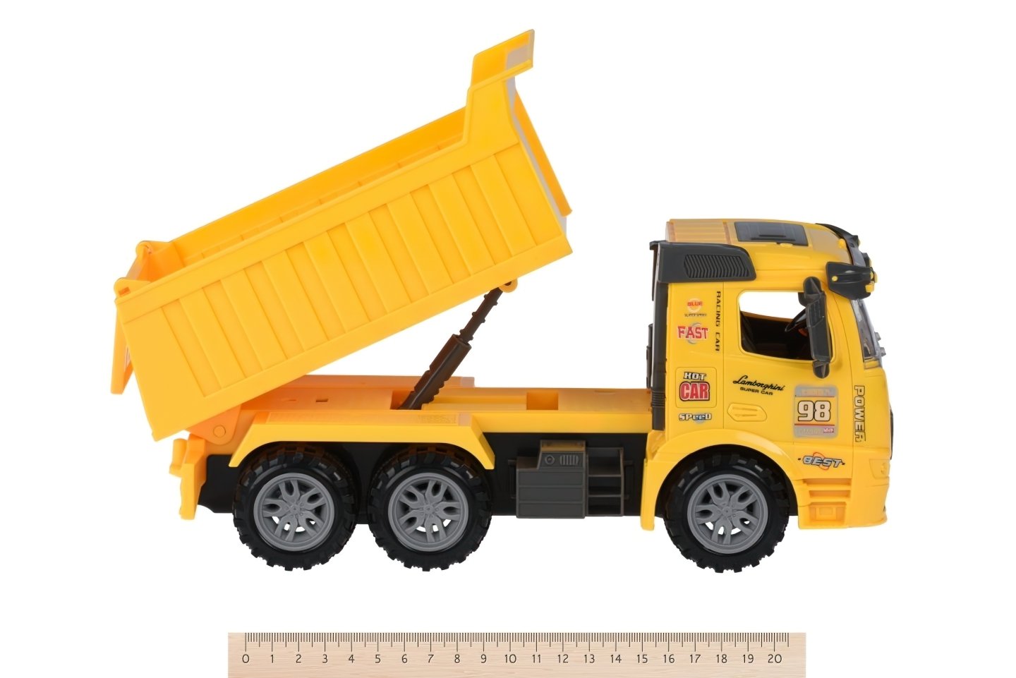 Машинка инерционная Same Toy Truck Самосвал желтый (98-614Ut-1)