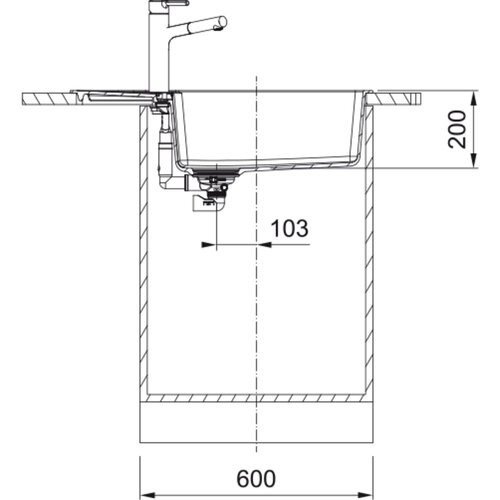 Кухонная мойка Franke Centro CNG 611-78 XL, клипсы (114.0701.819)