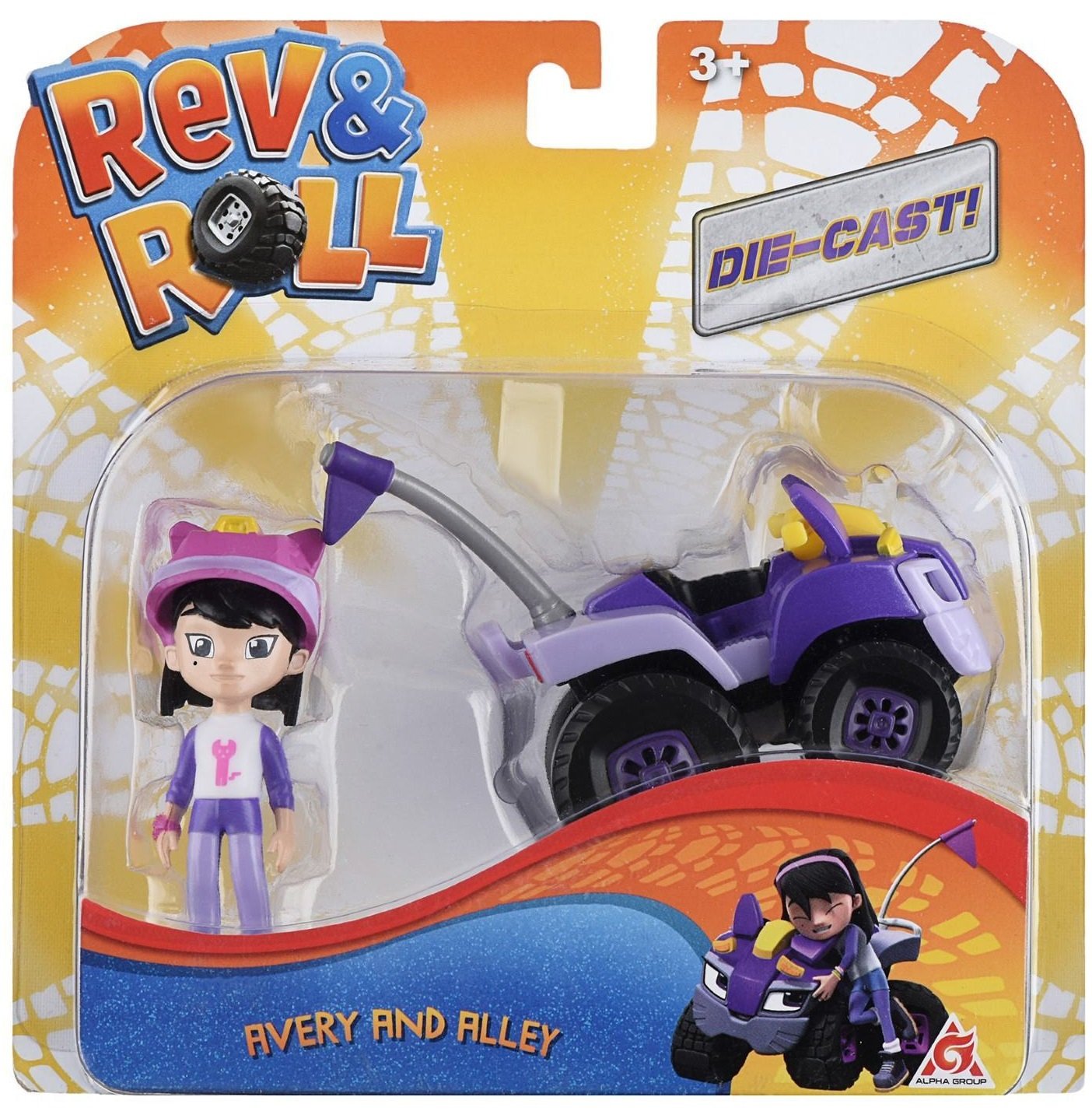 Игровой набор Rev & Roll DieCast Avery & Alley (EU881021)