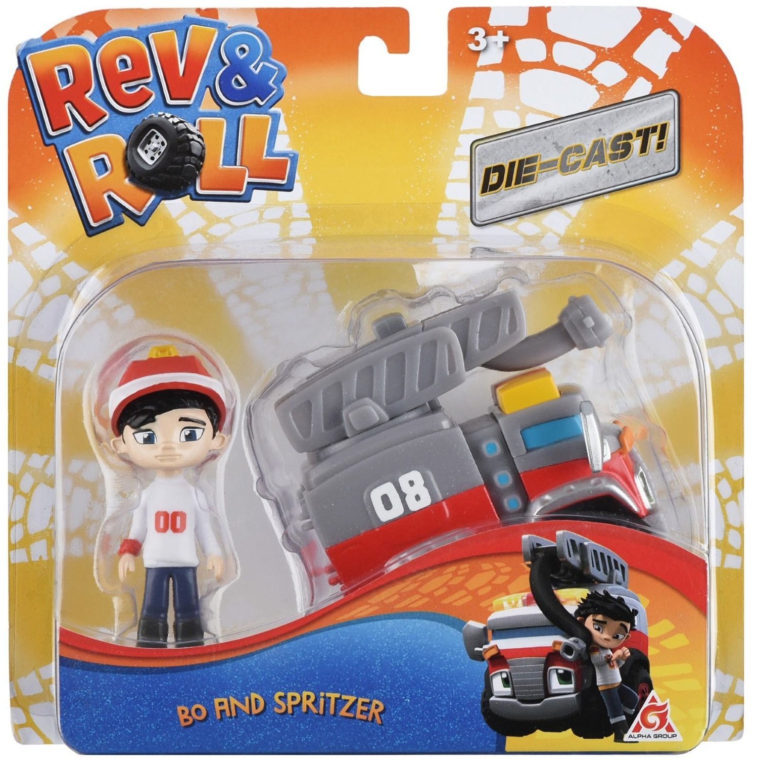 Ігровий набір Rev & Roll DieCast Bo & Spritzer (EU881031)