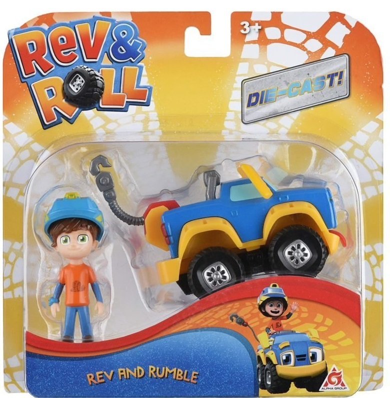 Игровой набор Rev & Roll DieCast Rev & Rumble (EU881011)