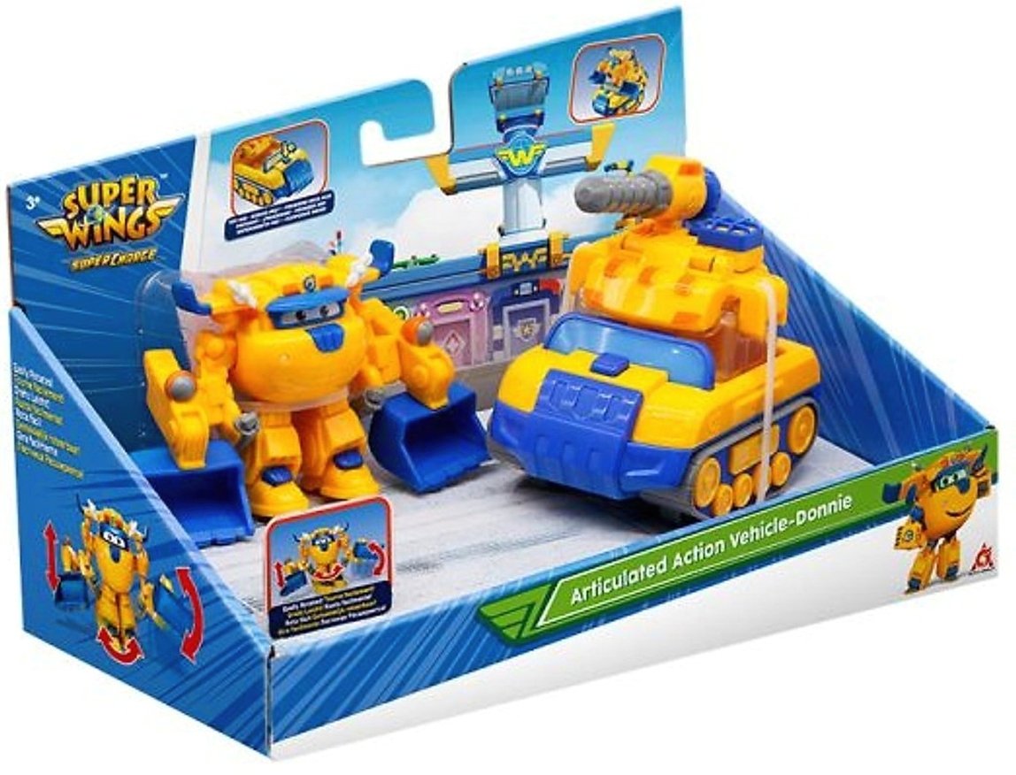 Ігровий набір Super Wings Supercharge Articulated Action Vehicle Donnie, Донні