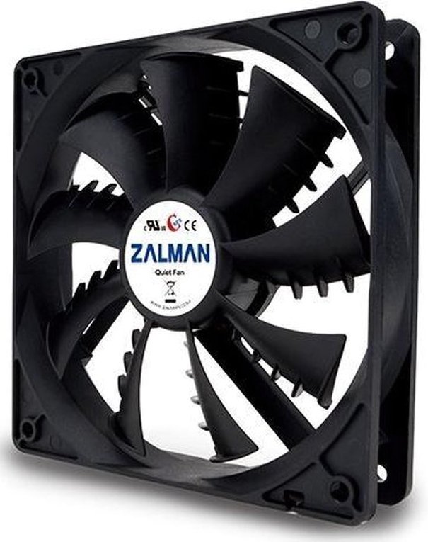 Корпусний вентилятор ZALMAN ZM-F3(SF) 120мм, 1700rpm ± 15% – 2800rpm ± 10%, 3pin, чорний (ZM-F3SF)