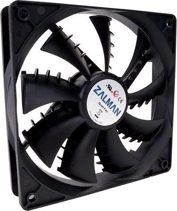 Корпусний вентилятор ZALMAN ZM-F3(SF) 120мм, 1700rpm ± 15% – 2800rpm ± 10%, 3pin, чорний (ZM-F3SF)