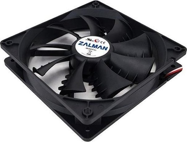 Корпусний вентилятор ZALMAN ZM-F3(SF) 120мм, 1700rpm ± 15% – 2800rpm ± 10%, 3pin, чорний (ZM-F3SF)