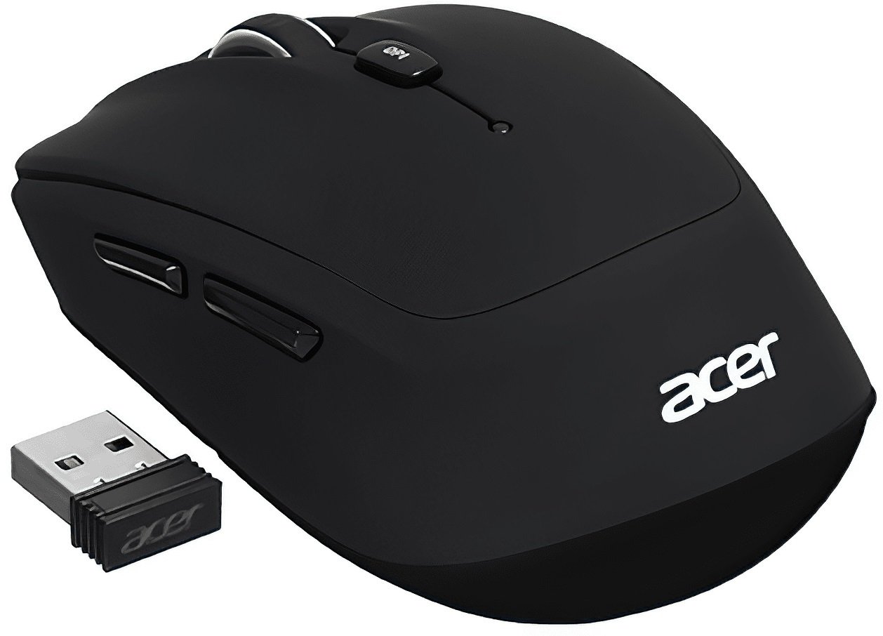 Мышь Acer OMR050, WL/BT, Black (ZL.MCEEE.02D)