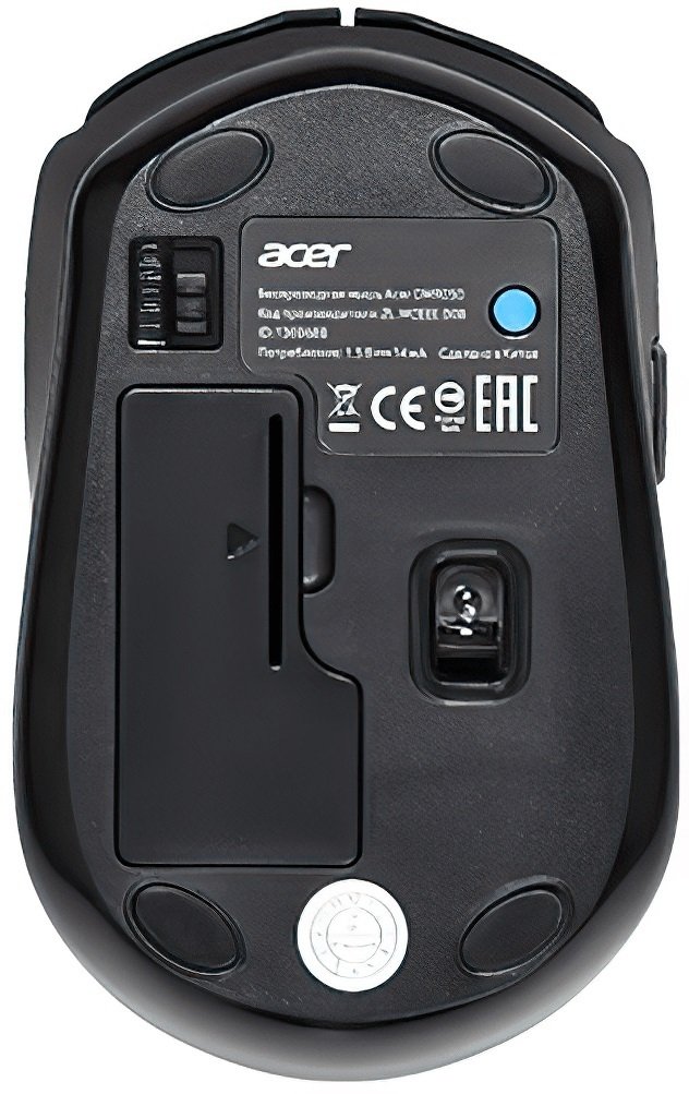 Мышь Acer OMR050, WL/BT, Black (ZL.MCEEE.02D)