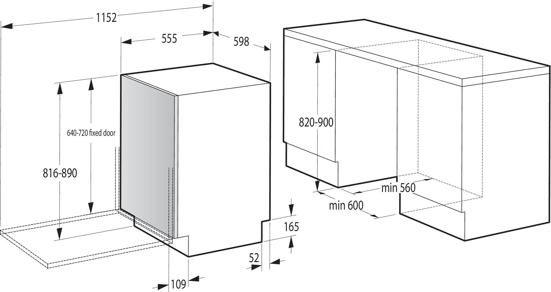 Встраиваемая посудомоечная машина Gorenje GV693C60UVAD