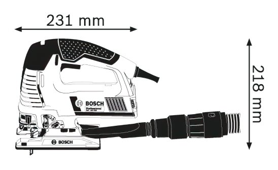 Електролобзик Bosch GST 160 BCE