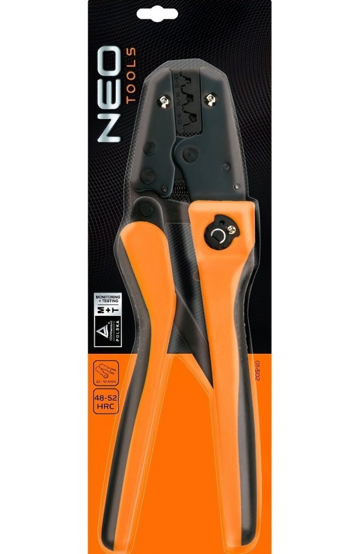 Кліщі для обтиску конекторів Neo Tools 22-12 AWG (01-502)