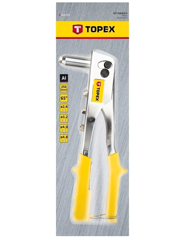 Заклепщик TOPEX 43E707