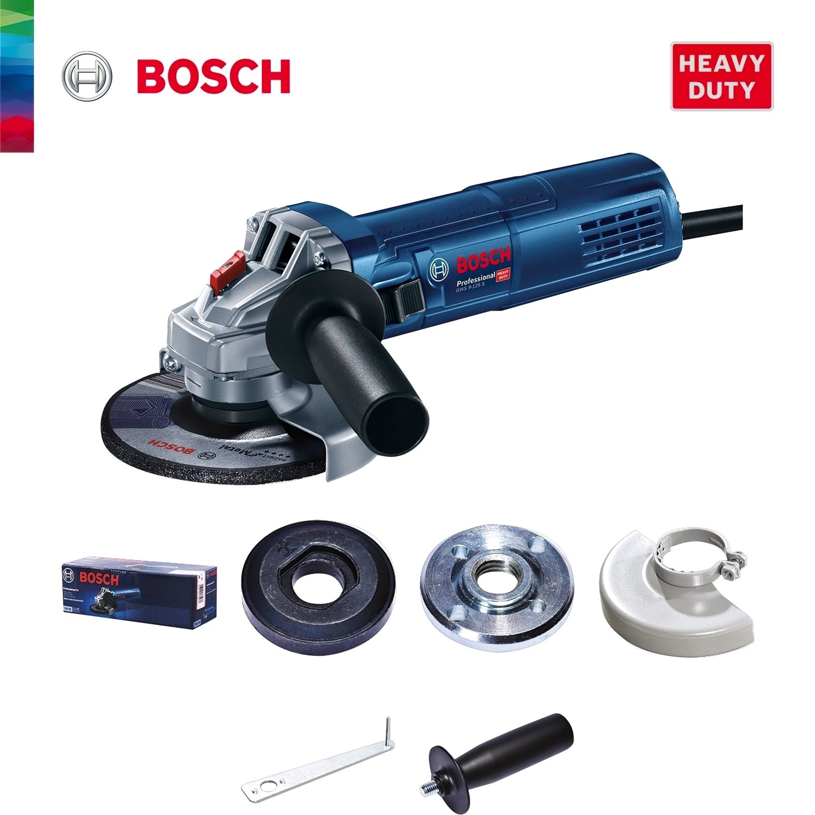 Кутова шліфмашина Bosch GWS 9-125 S (0.601.396.102)