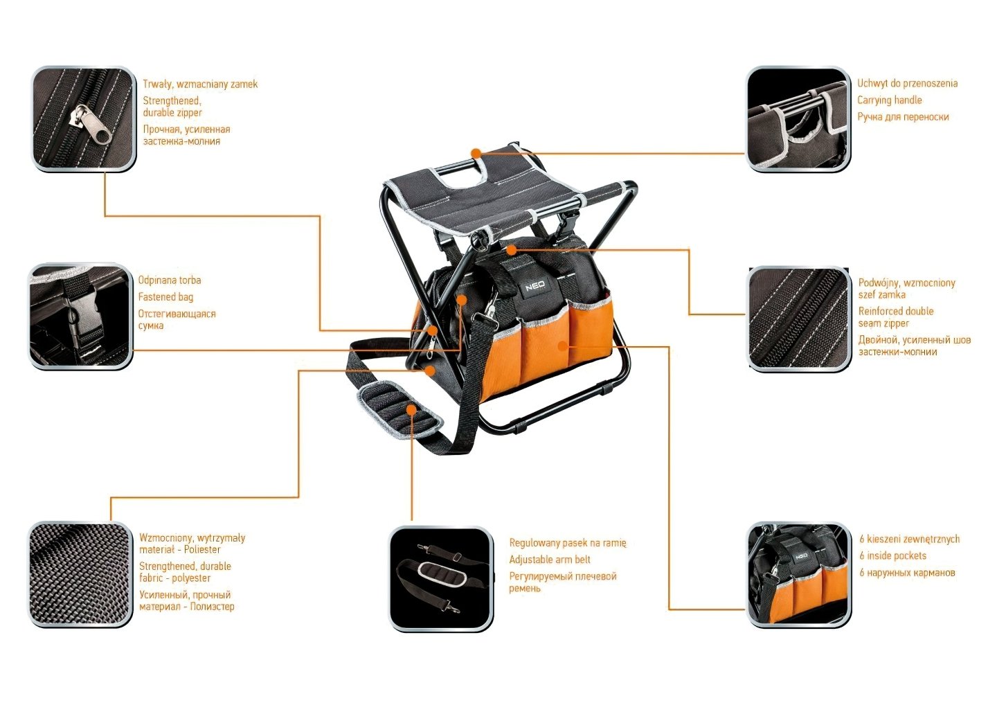 Табурет Neo Tools (84-306)