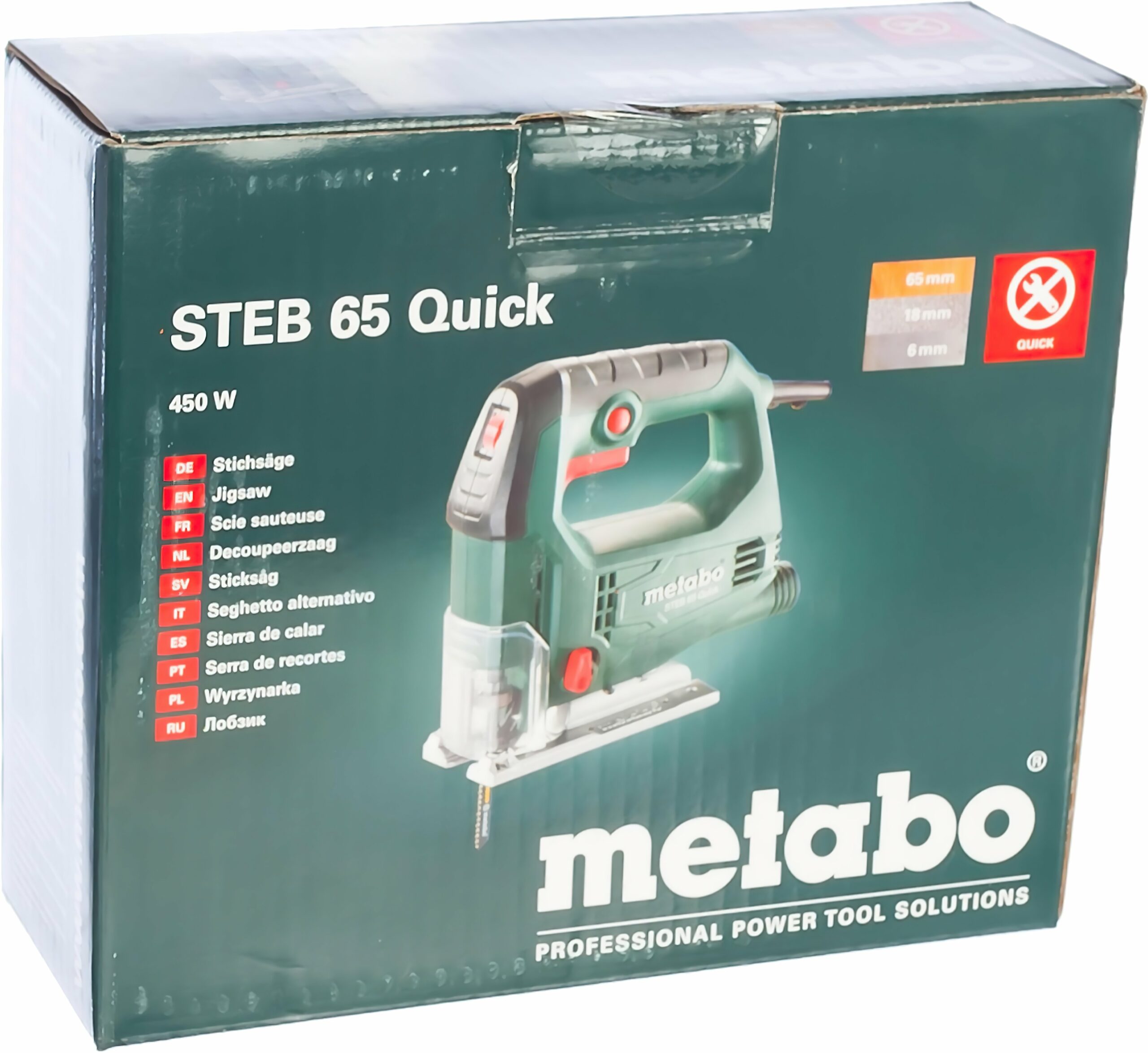 Электролобзик Metabo STEB 65 Quick