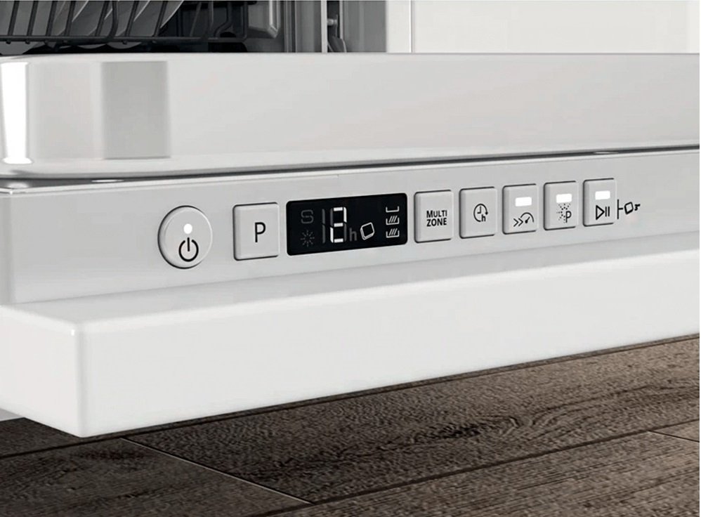 Встраиваемая посудомоечная машина Whirlpool WSIO3O34PFEX White