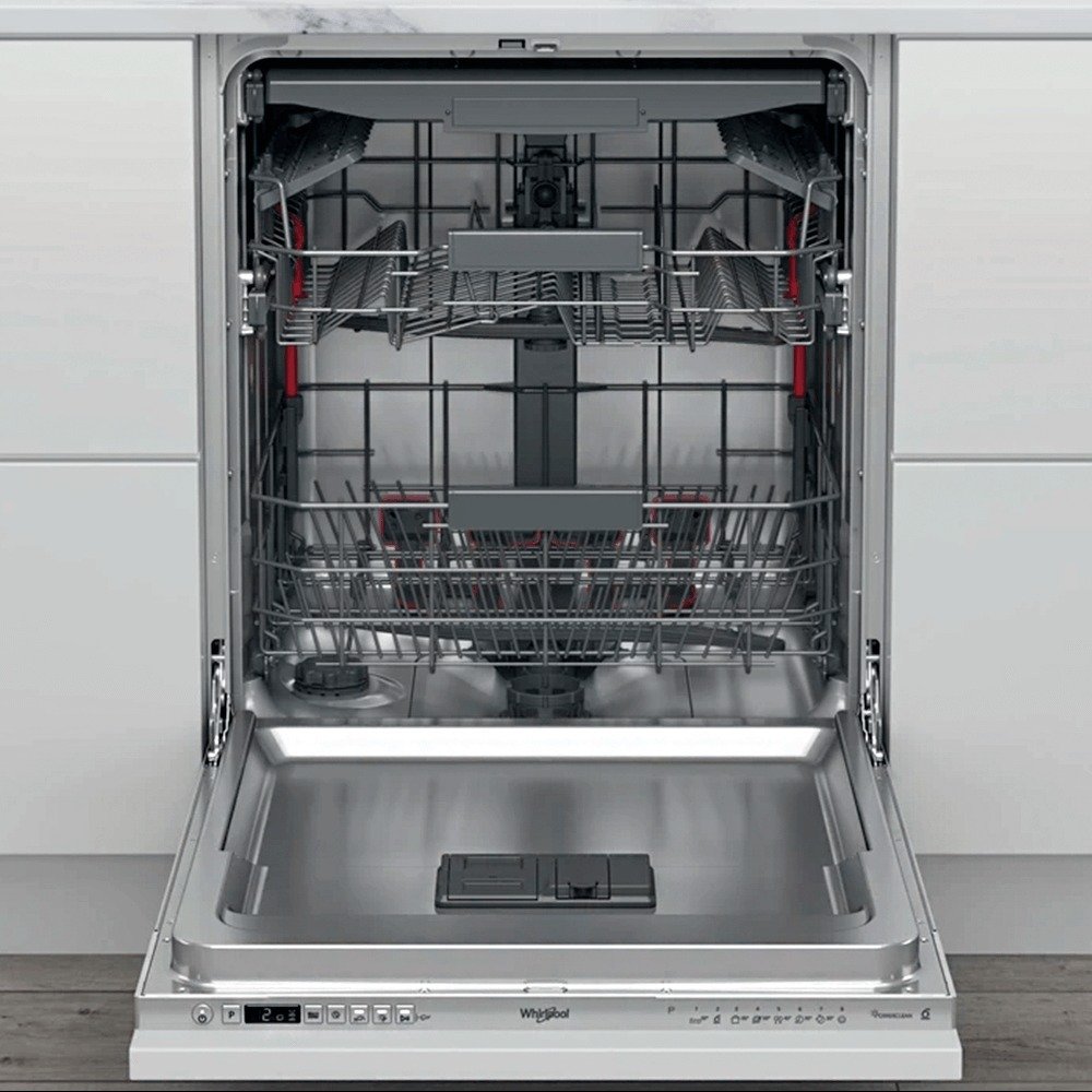 Встраиваемая посудомоечная машина Whirlpool WSIO3O34PFEX White