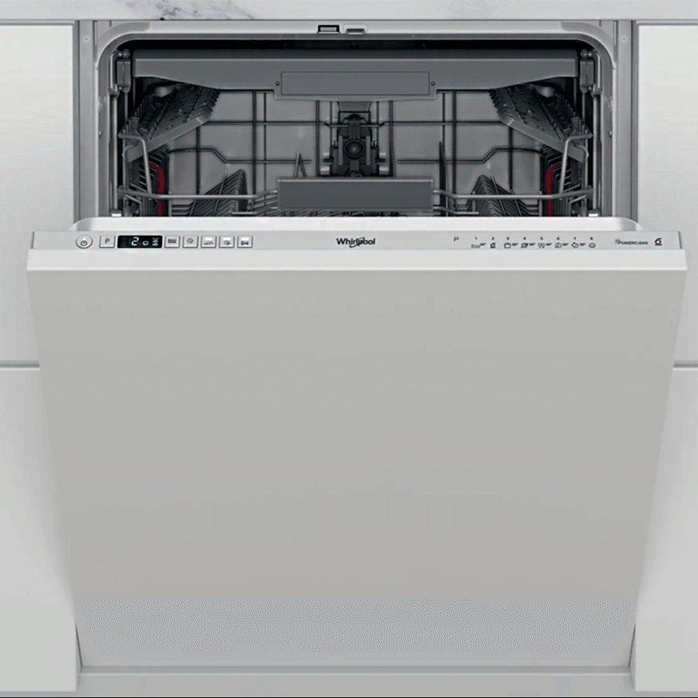 Вбудована посудомийна машина Whirlpool WSIO3O34PFEX White