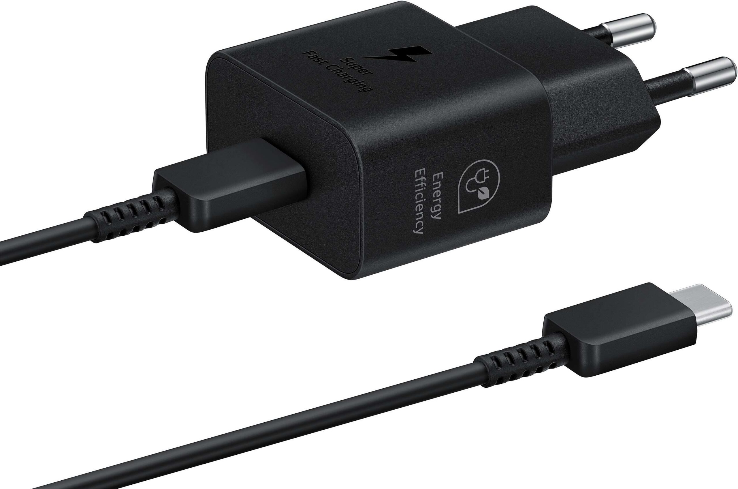 Зарядний пристрій Samsung 25W Power Adapter (w C to C Cable) Black (EP-T2510XBEGEU)