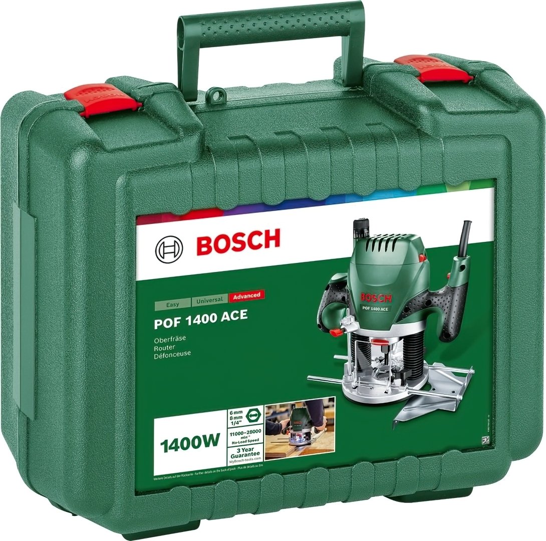 Фрезер Bosch POF 1400 ACE+набор фрез 6 шт.