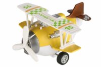 Самолет металлический инерционный Same Toy Aircraft желтый со светом и музыкой (SY8015Ut-1)