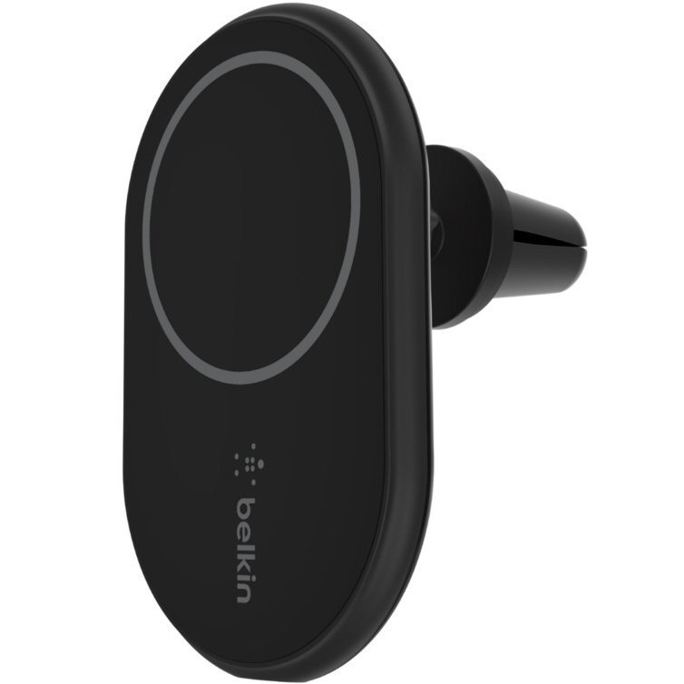 Автотримач з бездротовою зарядкою Belkin Car Mount MagSafe Charging Qi, black (Without car charger)